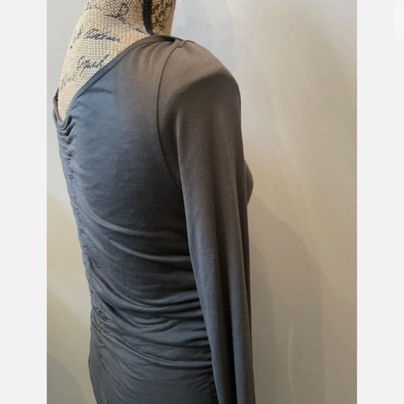 All Saints ‘Milla’ Long Sleeved Ruched Dress - Picture 10 of 12